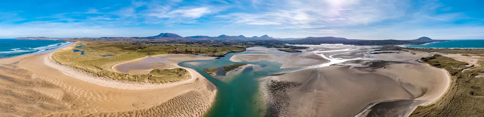 Foto op Canvas Aerial view of Ballyness Bay and Magheraroarty in County Donegal - Ireland © Lukassek