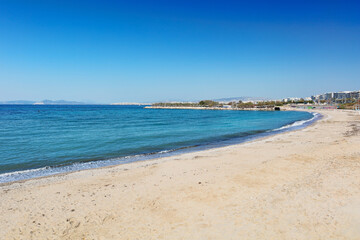 Fototapeta na wymiar Loutra Alimou beach near Athens, Greece