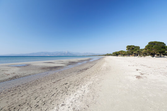 Schinias beach in Attica near Athens, Greece