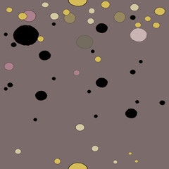 hand drawn circle Seamless pattern. Colorful circles laid out as backgrounds, pattern designs, tablecloths, wallpaper, wraps.