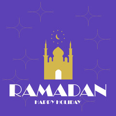 Obraz premium illustration of mosque