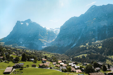 swiss alpine village