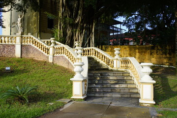 Staircase from Park Jefferson Peres to Palacio Rio Negro Manaus. Brazil