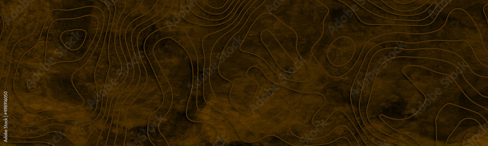 Poster topographic multicolored linear background for design, abstraction with place for text, topographic 