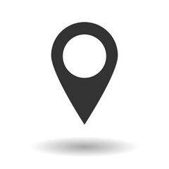 map pointer icon.Location icon simple vector design.