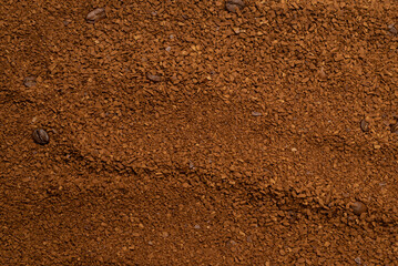 Instant coffee isolated on a background.