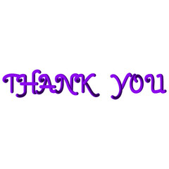 Thank You - Phrase, Gratitude, Cut Out, 3d Font, Text