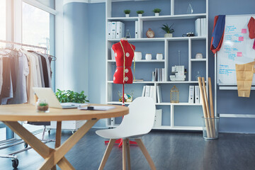 Where tailor-made magic happens. Shot of an empty design studio.