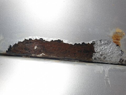 Rust And Corrosion On The Car Body