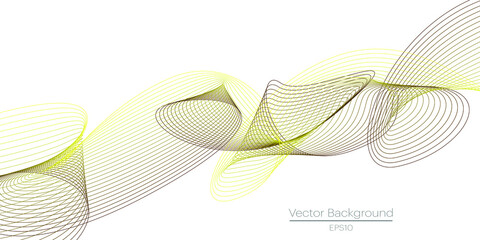 Abstract colorful wave banner background