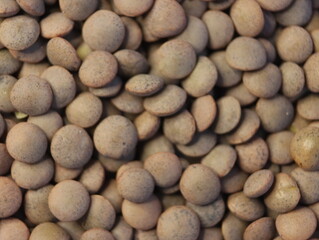 Fototapeta na wymiar delicious lentils healthy natural legumes needed background