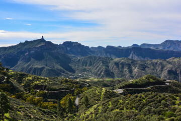  roque nublo montagna simbolo dell'isola gran canaria