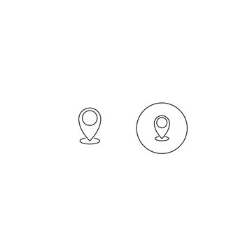 Location map ponter icon