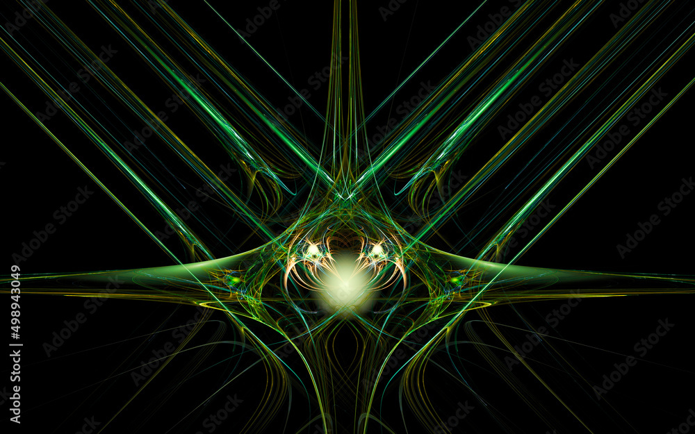 Aufkleber digital illustration abstract image generated fractal background image wallpaper pattern of various 