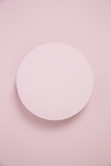 graphic shapes on pink background