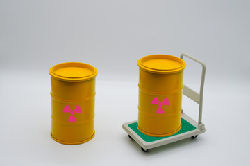 放射性廃棄物のドラム缶