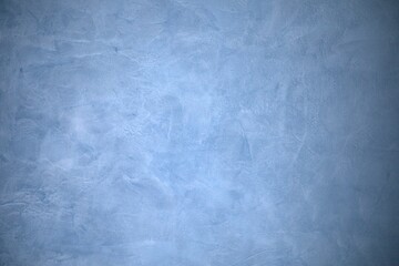 Naklejka premium Blue texture decorative Venetian stucco for backgrounds