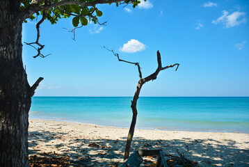 Beautiful seascape view of Shwe Thaung Yan Beach