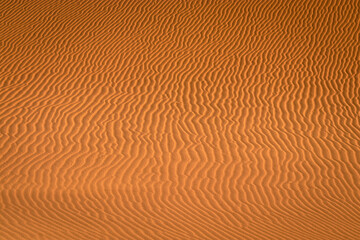 Sand formations in the desert