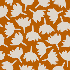 Spring summer botanical seamless pattern