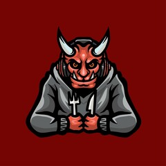 Mascot Devil illustration