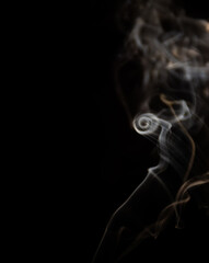 Fototapeta premium Smoke in colour light