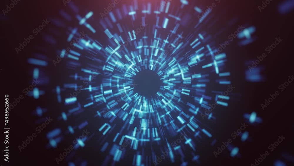 Poster abstract graphic hud eye iris technology background loop/ 4k animation of an abstract wallpaper back