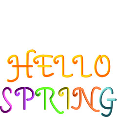 Hello Spring Vector, Spring Door Sign Vector, Easter Vector