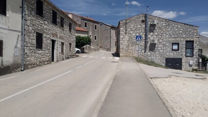 Fototapeta na wymiar street in the old town in Croatia