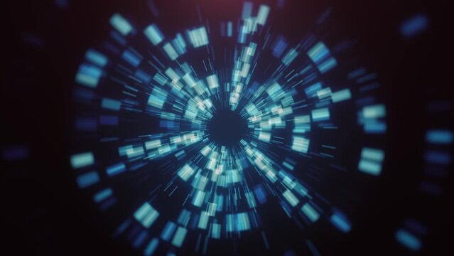 Abstract Graphic Hud Eye Iris Technology Background Loop/ 4k animation of an abstract wallpaper background with hud iris technology circles patterns spinning and seamless looping