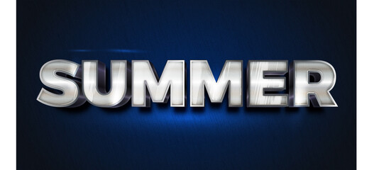 The seasons of the year in silver text in high relief on a blue background