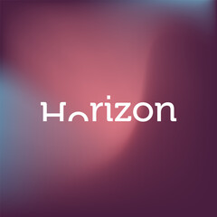 Horizon. Logo template.