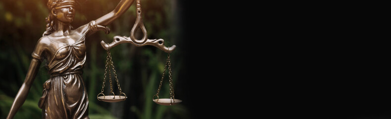 justice and law concept.Male judge in a courtroom on wooden table and Counselor or Male lawyer...