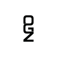 ogz letter original monogram logo design