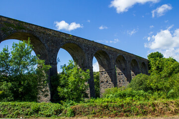 Fototapeta na wymiar The railway viaduct