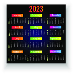  calendar for 2023 Design.