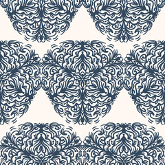 Black and white seamless pattern