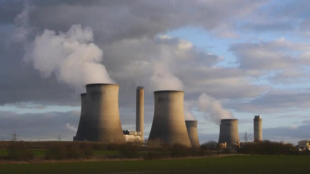 Didcot A Power Station time lapse Pro Res 4:2:2