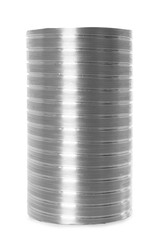 Flexible ducting for home ventilation system isolated on white