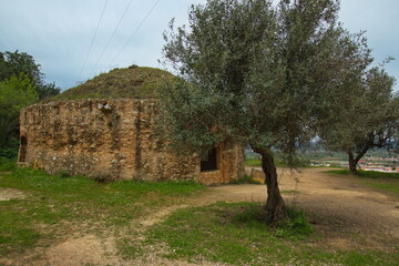 La Nevera, the snow storage at the footpath to Castell de Xativa,Xativa,Province Valencia,Spain,Europe
