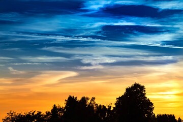 Fototapeta na wymiar Beautiful Sunset with clouds
