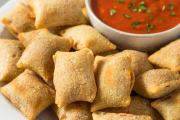 Homemade Microwaved Frozen Pizza Rolls