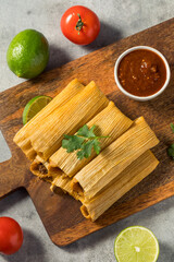 Homemade Beef Cornmeal Tamales