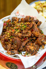 A crispy and spicy Guangxi dish, spicy and crispy duck