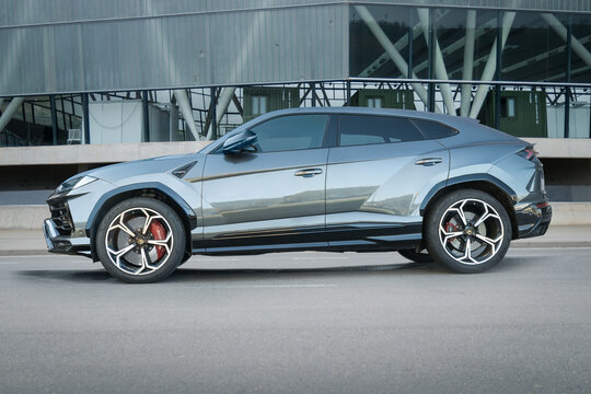 SABADELL, SPAIN-FEBRUARY 1, 2022: Lamborghini Urus