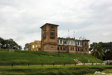 Fototapeta na wymiar The colonial era monument of Kellie's Castle in Batu Gajah around the town of Ipoh.