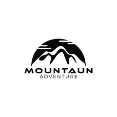 Simple Mountain Logo Design Vector is a creative illustration.