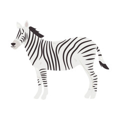 Fototapeta na wymiar cute zebra icon