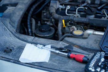 technical overhaul of the car. details.