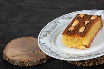 delicious turkish traditional dessert sambali